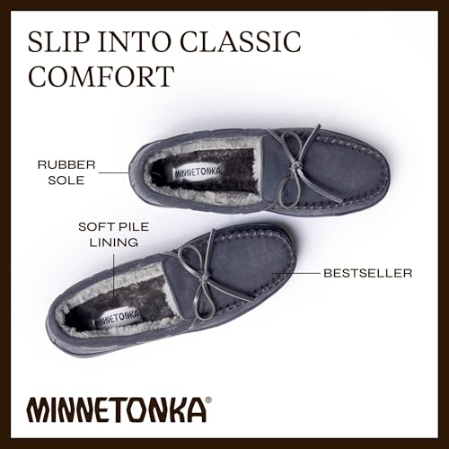 Image of Minnetonka Men's Pile Lined Hardsole Slipper