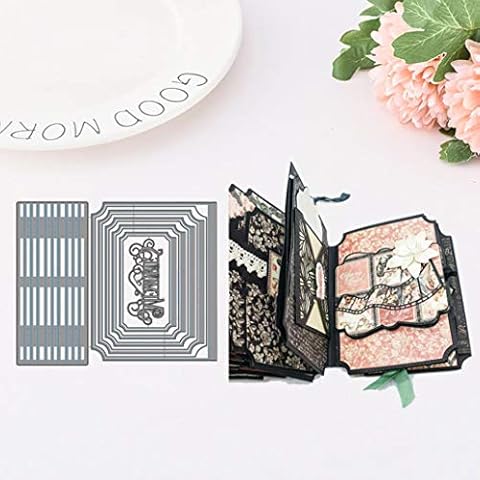 Cutting Dies,lamta1k Book Maker Metal Cutting Dies DIY Scrapbooking Emboss Paper Cards Craft Stencil - Cutting Die Cover