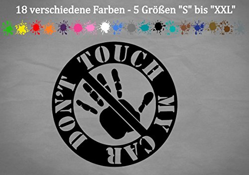 Generic Dont Touch My CAR - Adesivo per auto Golf