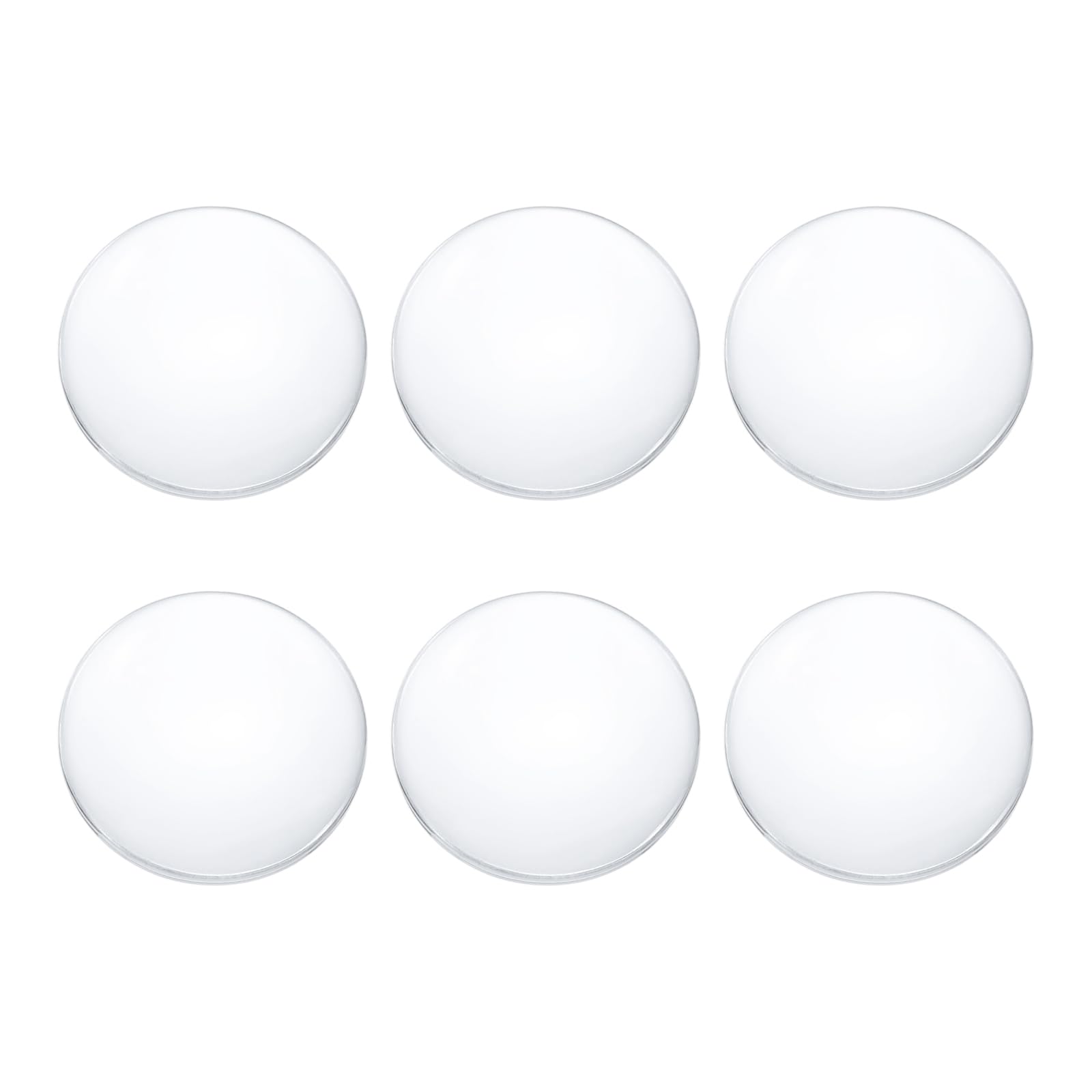 PATIKIL 6 Pack Biconvex Lens, 4cm Dia. 10cm Focal Length Optical Lenses Magnifier Glass Double Convex for DIY Office Desk Home Science Experiment Telescope Lab Laser Optics
