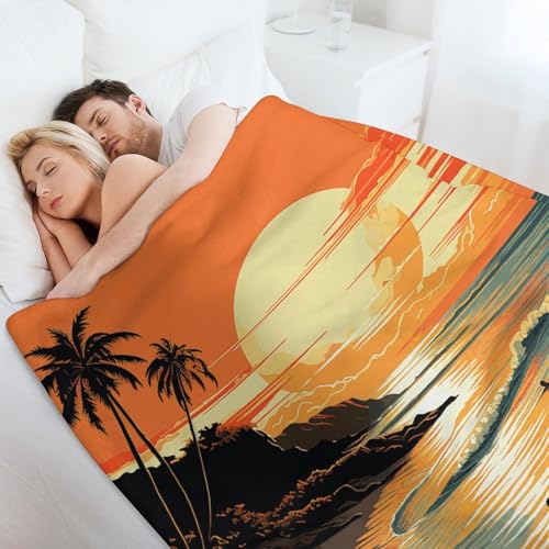 Couverture en flanelle douce Endless Summer plaid de canapé léger 100x125 cm - 7