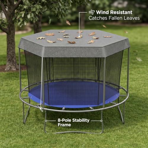 Cubierta para trampolín de 10 pies contra el desgaste solar 4