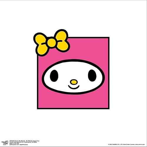 Miniatura 2 de Trends International Gallery Pops - Lienzo decorativo para pared, diseño de Sanrio My Melody My Melody Happy Face (12.00 x 12.00 pulgadas), lienzo