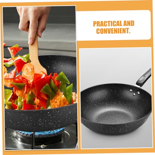 Wok pequeño antiadherente SOLUSTRE con mango ergonómico miniatura 5
