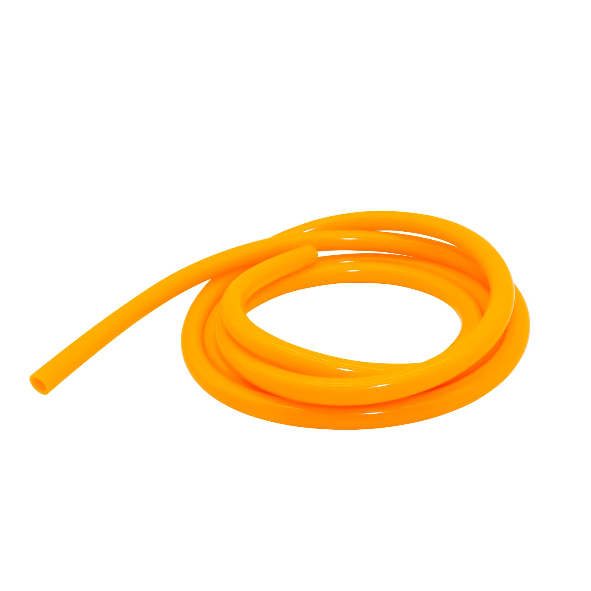 LAVMHAB Silicone Tube 8mm ID x 12mm OD 1.5m (4.9FT), Flexible Silicone Rubber Tubing Air Hose Water Pipe for Pump Transfer (Orange)