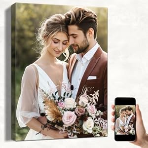 Custom Canvas Prints with Your Photos, Personalized Wall Art for Home Decor
