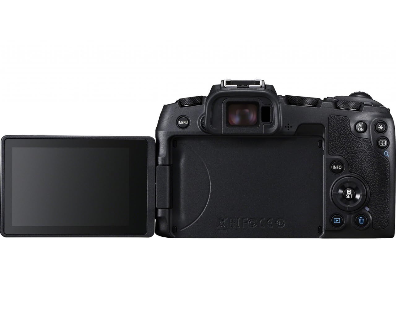 Canon EOS RP Vollformat Systemkamera Gehäuse (spiegellos, 26,2 MP, 7,5cm (3 Zoll) Clear View LCD II Display, Digic 8, 4K Video, WLAN, Bluetooth), schwarz