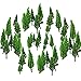 Produktbild 50 Stück Modell Bäume Miniatur, Stücke Modellbau Bäume H0, Zug Bäume Eisenbahn Landschaft Diorama Baum Architektur Bäume Tabletop, für DIY Landschaft, Mini Landschaftsgestaltung, Natürliche Grün