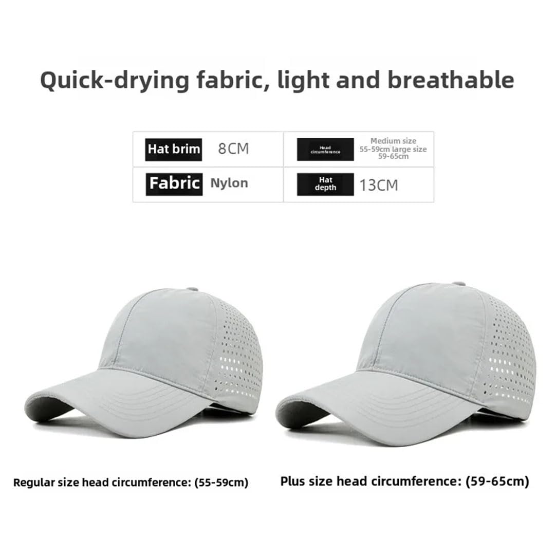 Cappellini da baseball da uomo di grandi dimensioni per grandi teste all'aperto Sport Cap maglia leggera traspirante oversize Trucker Cap