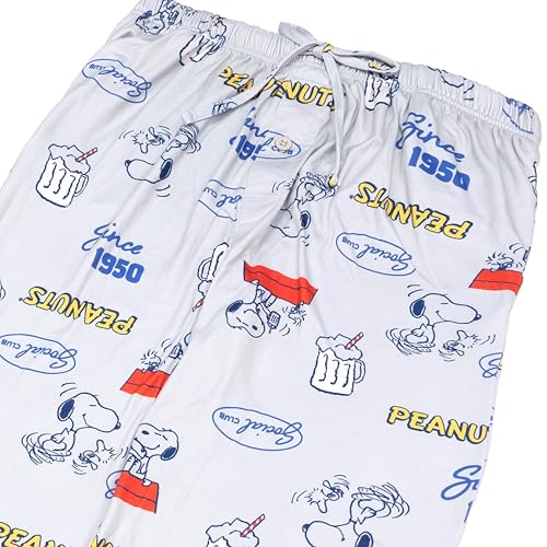 Peanuts Men's Pajama Pants, Lounge Bottoms with Drawstring, Ultra-Soft & Comfortable2