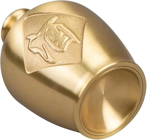 Beavorty Estatua vintage de latón para vino, cáliz, copa de vino, copa de licor vintage, taza de altar, taza de adoración, escultura retro para el