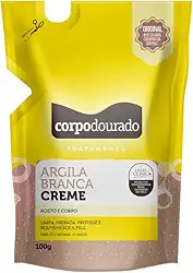 CORPO DOURADO ARGILA BRANCA CREME BISN 100GR