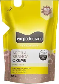 CORPO DOURADO ARGILA BRANCA CREME BISN 100GR