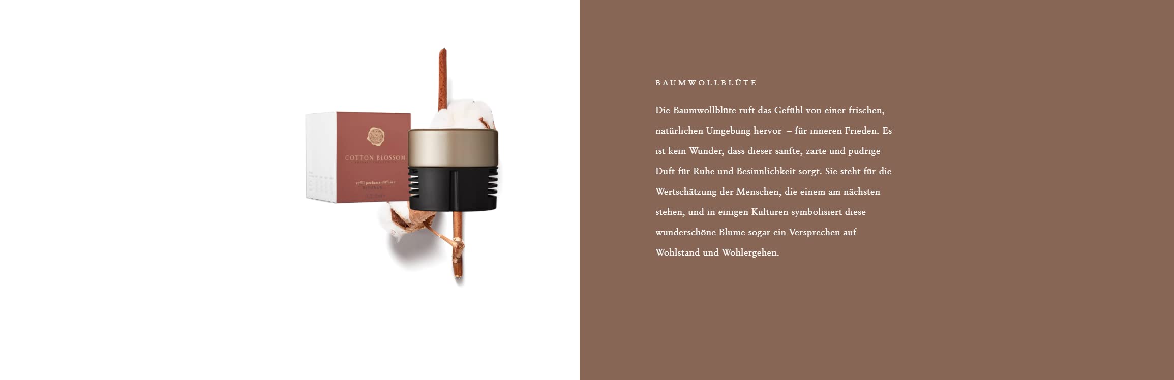 RITUALS Cartridge Nachfüllpatrone - Beruhigender Jasmin-Duft für The Perfume Genie 2.0 (Cotton Blossom)