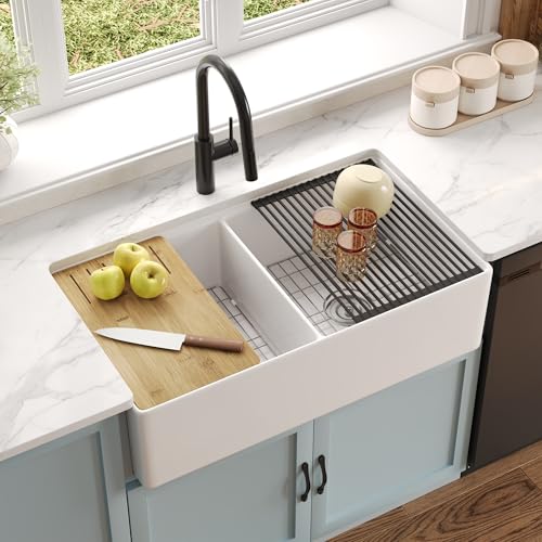 DeerValley Double Bowl Workstation Kitchen Sink 36 Inch