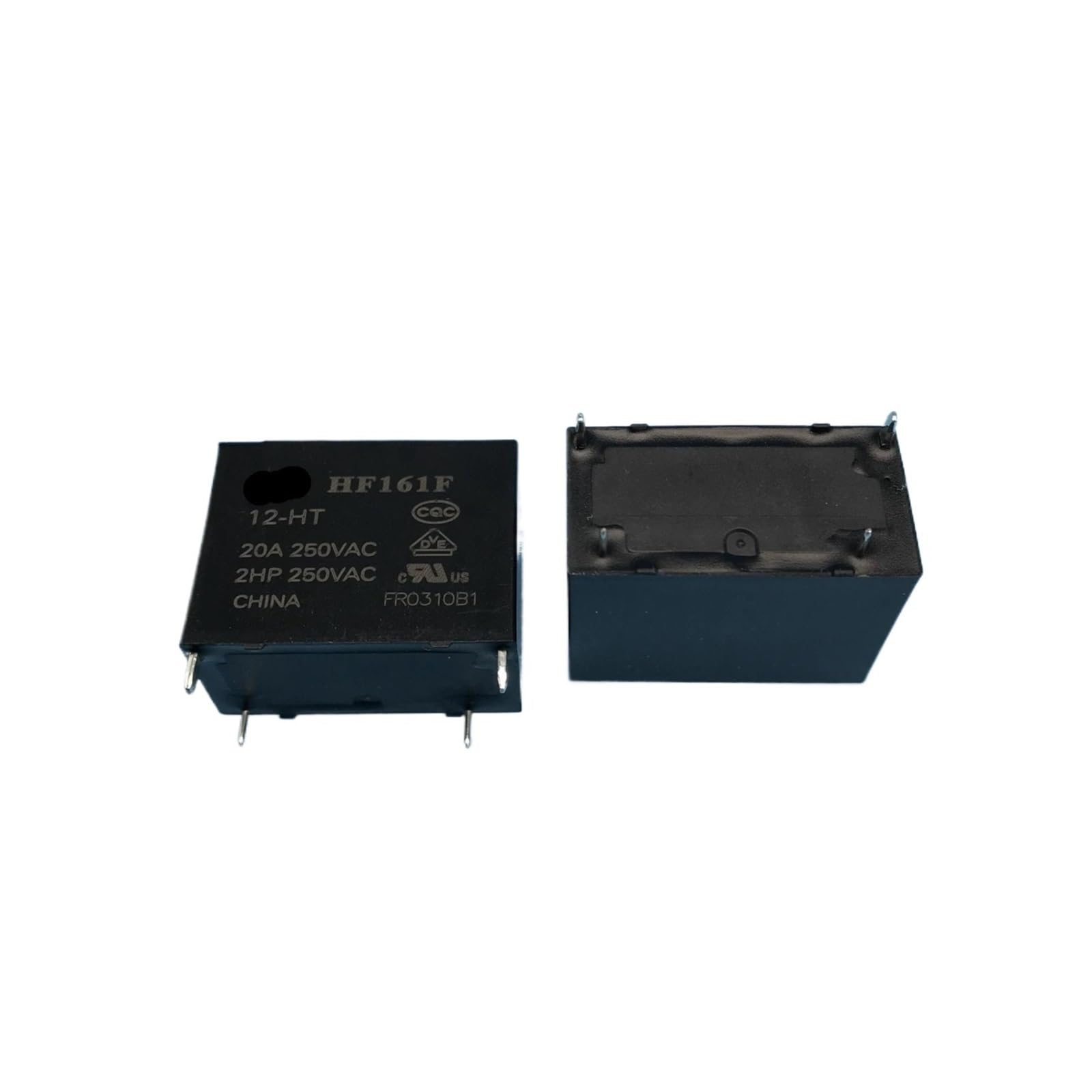 HF161F-12-HT relais 4-pin 20A 250VAC de puissance haute performance