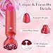 Mini Bullet Vibrator Adult Toys - Vibrators App Controlled Female Sex Toys with 9 Vibration Modes, Lipstick G Spot Dildo Clitoral Vibrator, Long Distance Discreet Vibrator for Women & Couples (Pink)