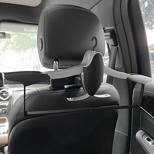 Car Coat Hanger With Backseat Storage Hook, For All Kinds Of Clothes Jackets Suits Handbags, Purses, Coats, And Grocery Bags – Universal, Foldable, Suitable For Automotive, Rv, Truck, Suv (1 Pack) #TOP5