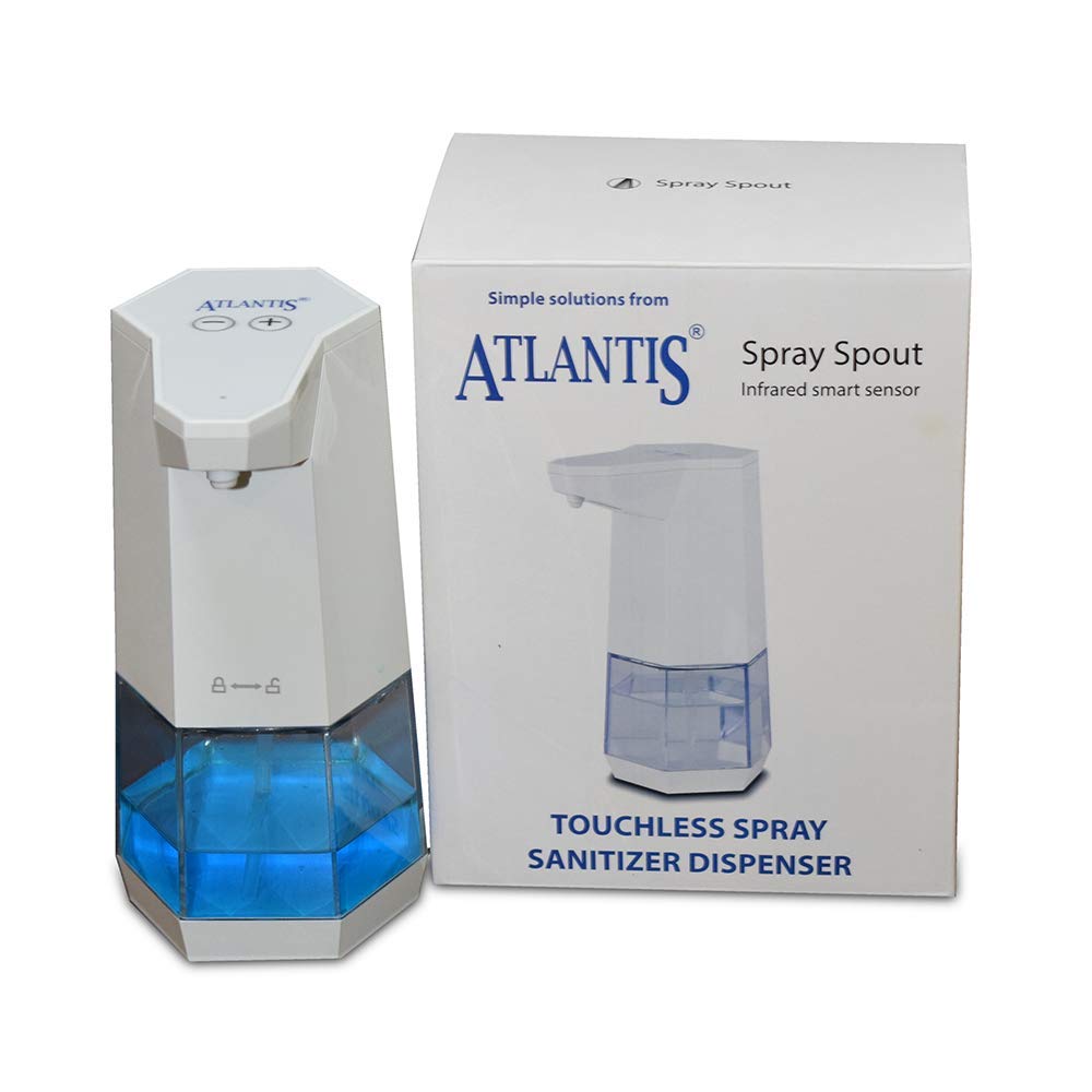 Atlantis Automatic Hands Free Sensor Operated Hand Sanitizer Dispenser for Kitchen and Offices (Please use Duracell AA Battery for Best Performance) (B08R2JQJLY) Amazon Price History, Amazon Price Tracker