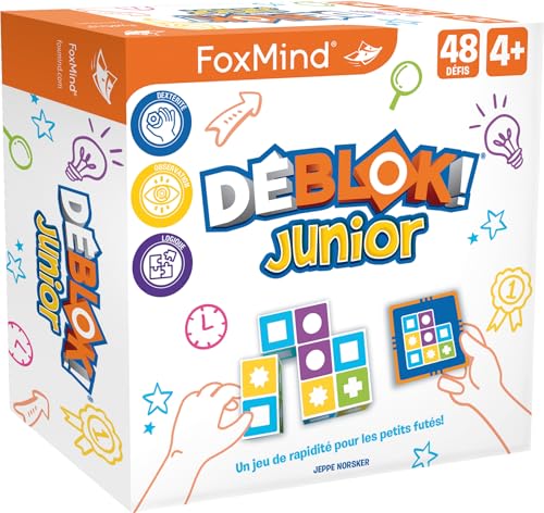 Asmodee – Déblok Junior – Jeu Éducatif de Logique et Rapidité - 20 Min