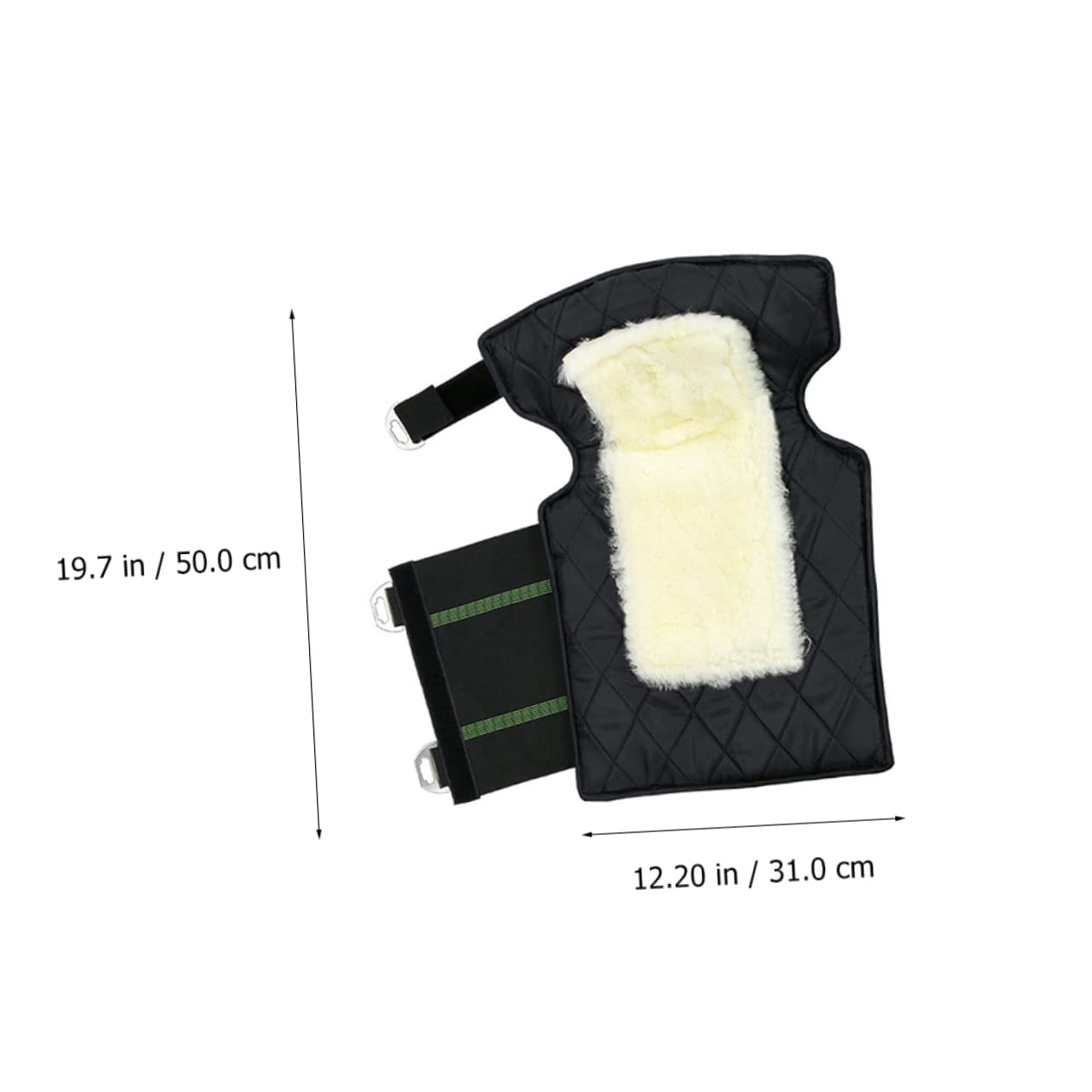 WOFASHPURET 1 Pair Windproof Motorcycle Knee Sleeves Comfortable Flexible Outdoor Knee Protectors Leg Guards for Cycling Skating Winter Sports Unisex Design