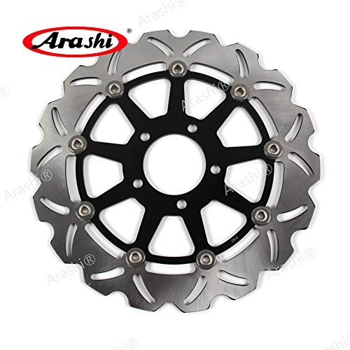 Arashi Front Rear Brake Discs Rotors for Suzuki Hayabusa Gen 1 GSX1300R GSXR 1300 1999-2007, Motorcycle Replacement Accessories Parts Black by Arashi - Image 3