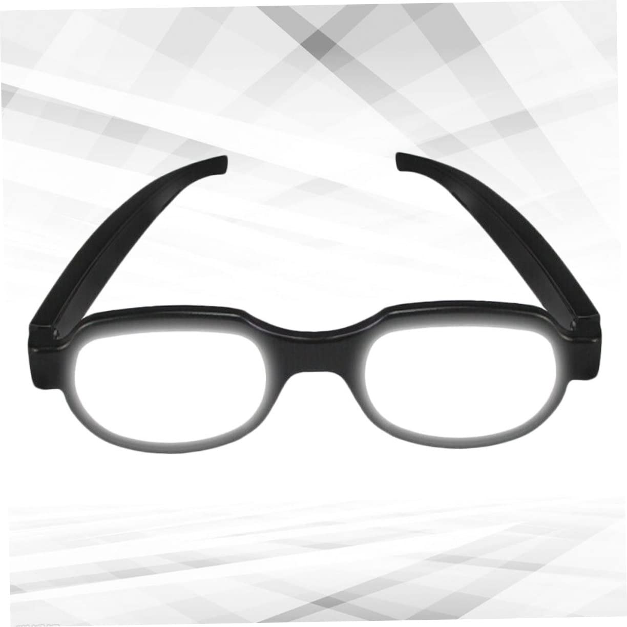 Gafas LED Luminosas de Plástico Negro para Fiesta, USB