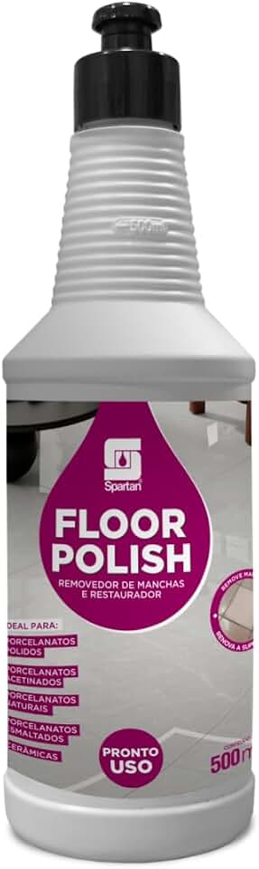 Spartan Floor Polish 500ML Removedor de Manchas e Restaurador de Pisos e Porcelanatos
