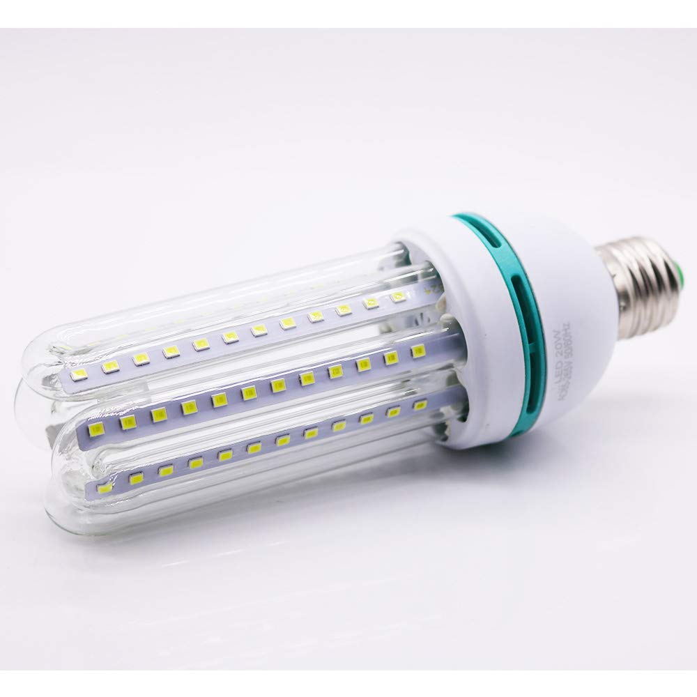Xindaxin® - Bombilla LED de bajo consumo (20 unidades, E27, 20 W equivalentes a 200 W, no regulable, luz blanca fría, 6000 K, adecuada para bares, cafeterías, restaurantes, etc.