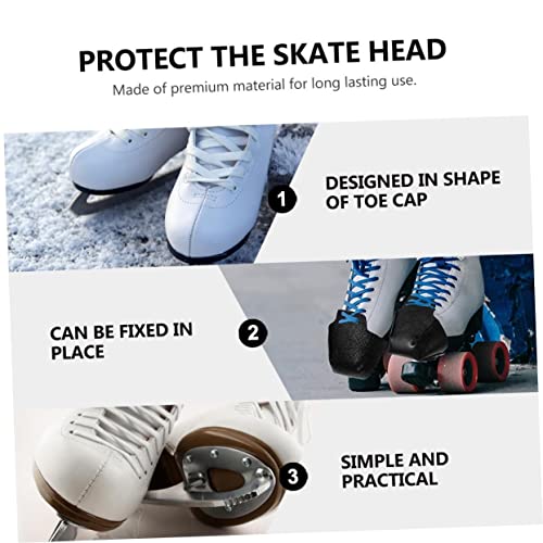 INOOMP 1 par de capas protetoras de patins para crianças, acessórios esportivos, protetores de dedo