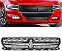 KARPAL Front Bumper Grille Grill Upper Radiator Compatible with 2015-2018 Dodge Charger 5PP33DX8AB CH1200388