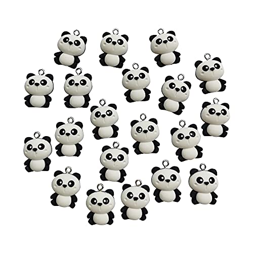AMOBESTER Panda Pendant Charms Cute Animal Charms for Jewery Making DIY Bracelet Necklace Earring