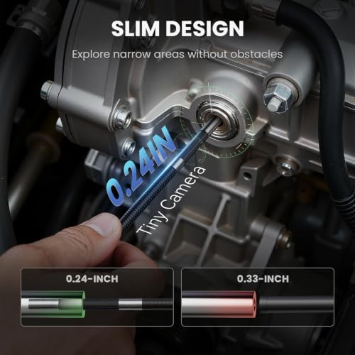Image of Ralcam 360 Articulating Borescope, 6.2mm /0.24in Slim Probe