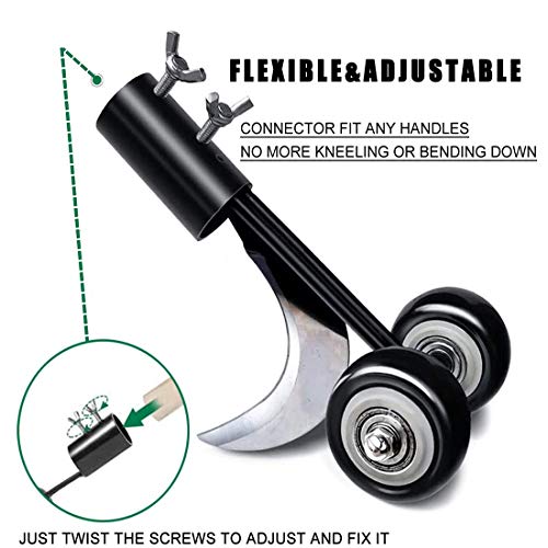 Manual Weeds Snatcher Crack and Crevice Weeding Tool Weed Puller Tool Adjustable Weeding Cleaning Tool Garden Weeder Weed Cleaning Tool Garden Tools for Patio Backyard Sidewalk Garden Lawnl