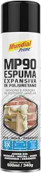 Espuma Expansiva de Poliuretano PU 500 ml (340 g) Mundial Prime – Vedação, Fixação de Portas e Janelas
