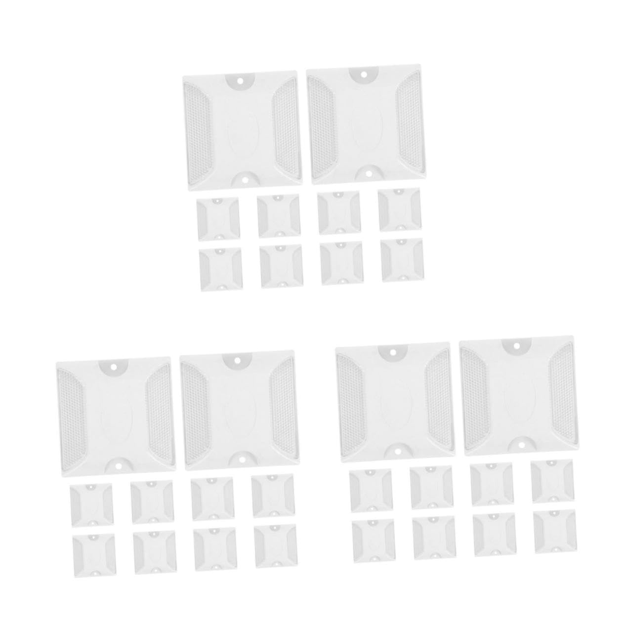 ABOOFAN 30 Señales De Tráfico Reflectantes Marcadores De Pavimento Para Reflectores Para Marcadores De Pavimento Para Autopistas