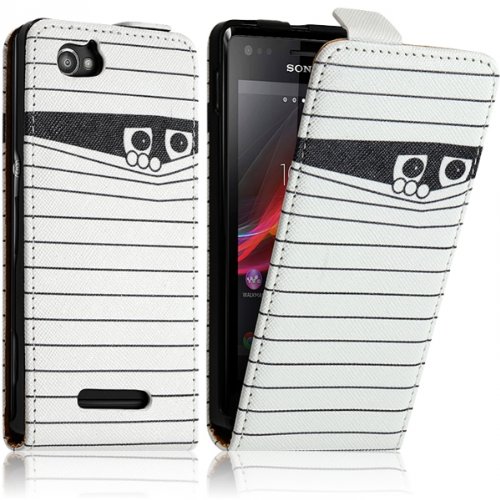 Seluxion - Housse Coque Etui pour Sony Xperia M Motif sc04
