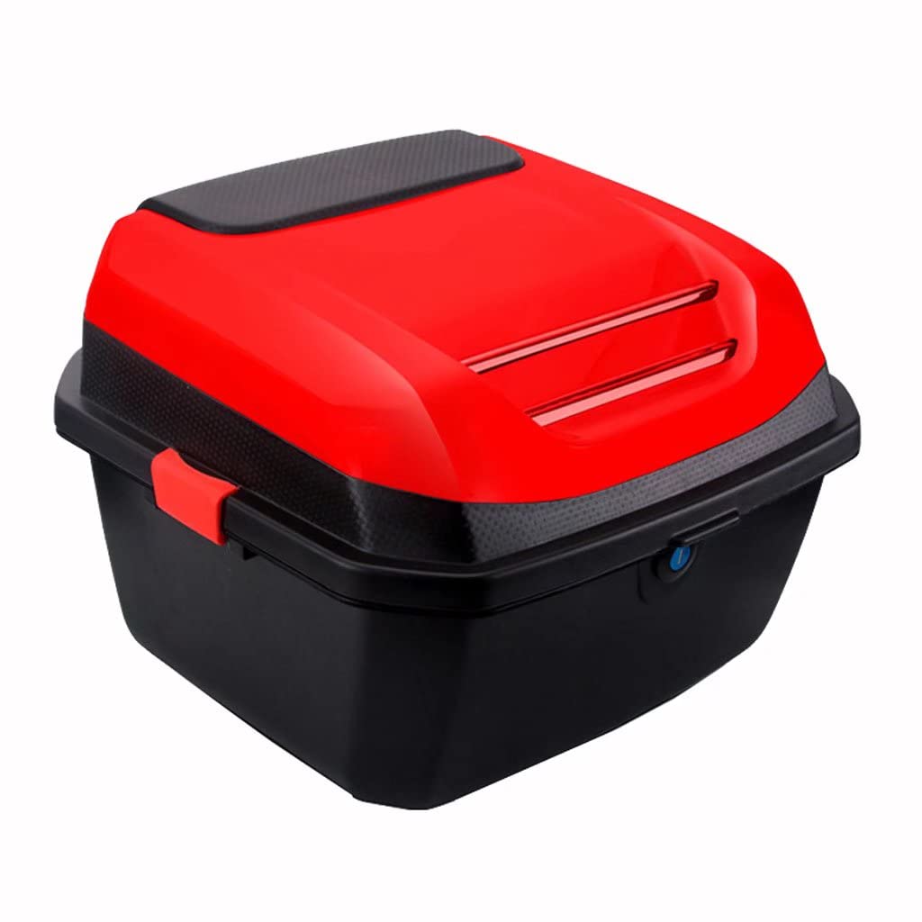 Maletero de motocicleta para guardar el casco de forma segura