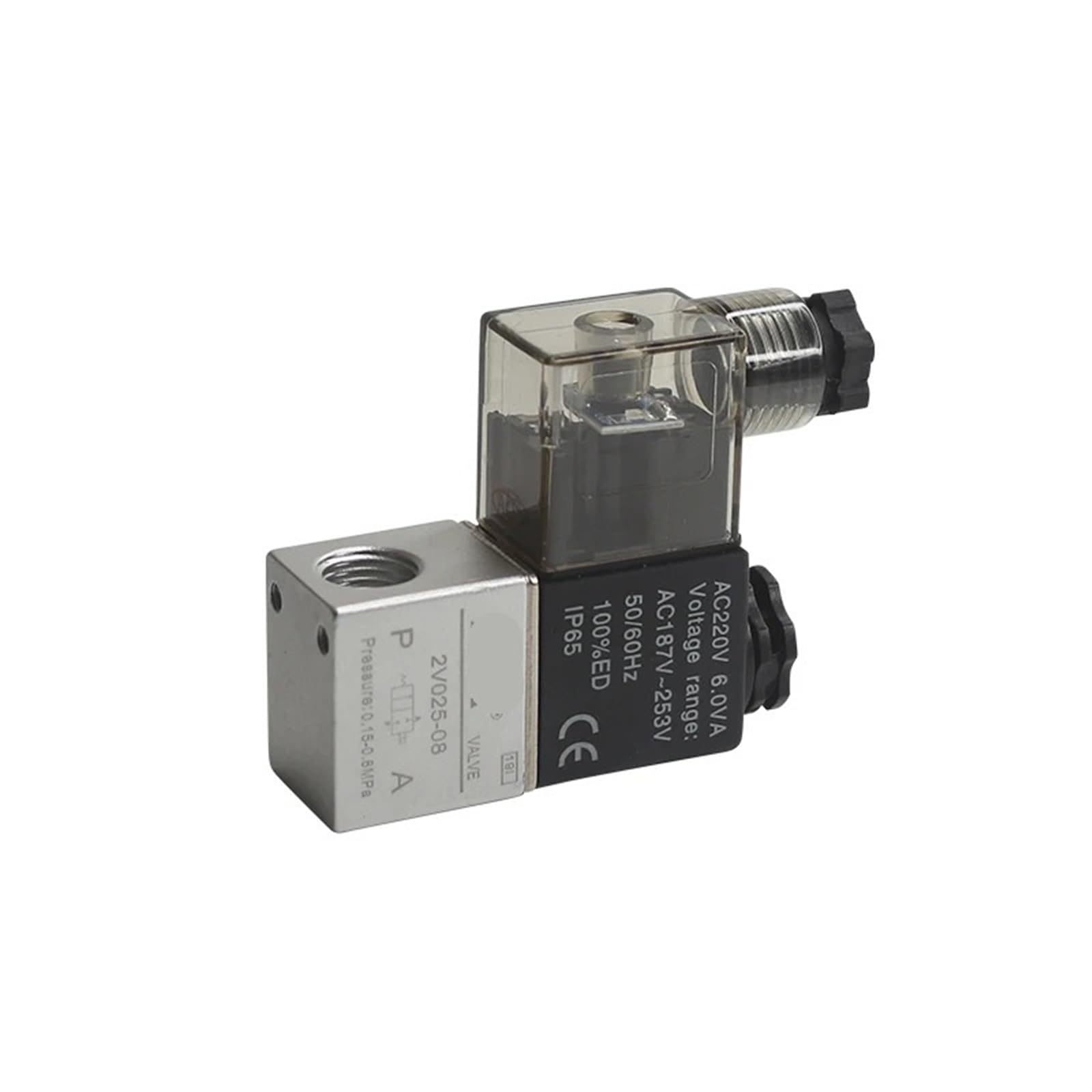 Vanne magnétique pneumatique NF 2V025-08 : ouverture instantanée 12V