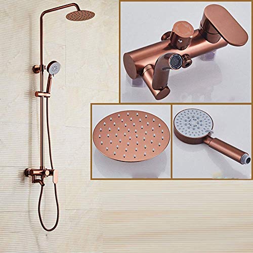 Ensemble de douche en aluminium durable avec mitigeur mural - 2