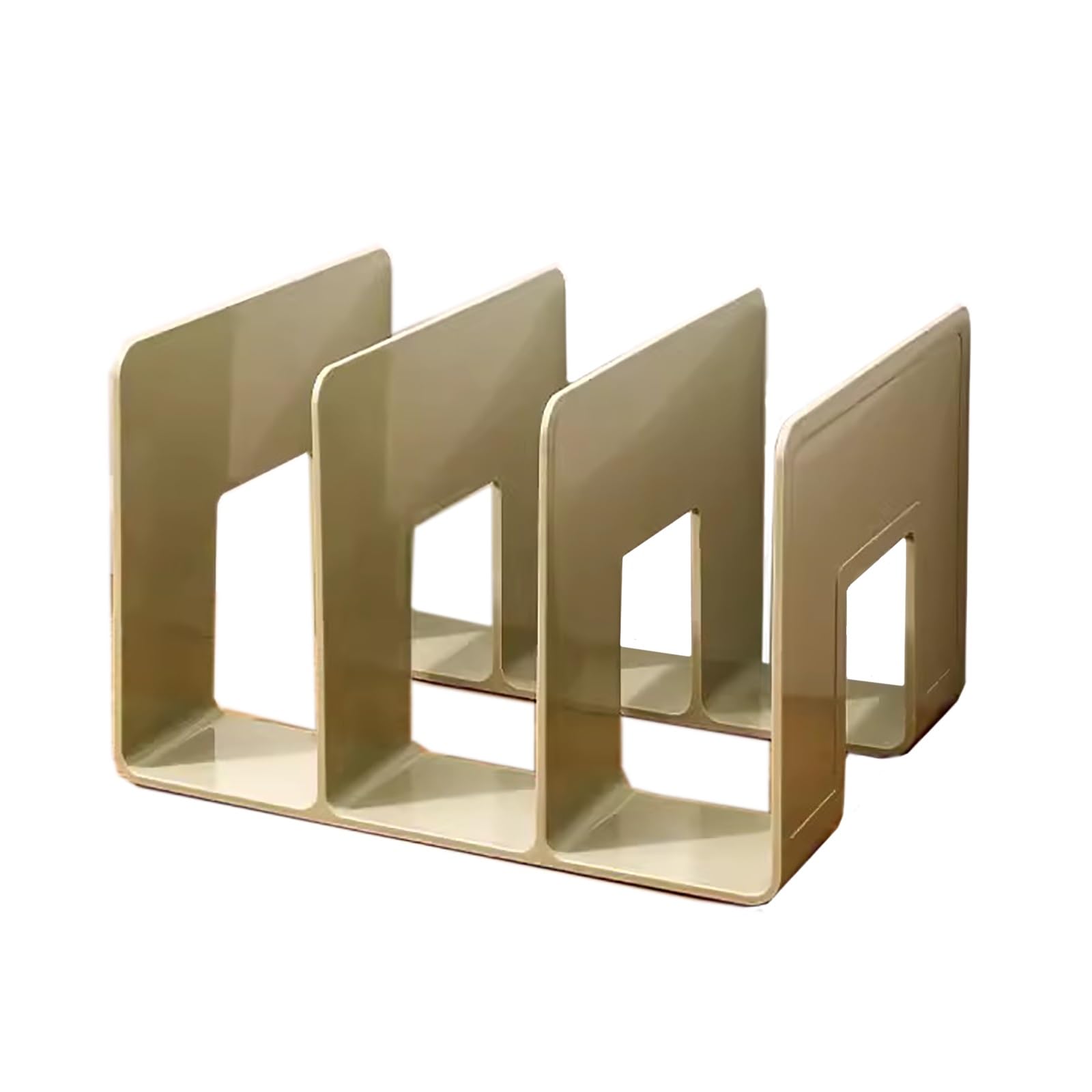 archivador Soporte transparente for revistas, organizador de escritorio vertical for clasificadores de archivos, carpeta de cartas de facturas, caja de plástico pequeña for estudio, dormitorio, reside