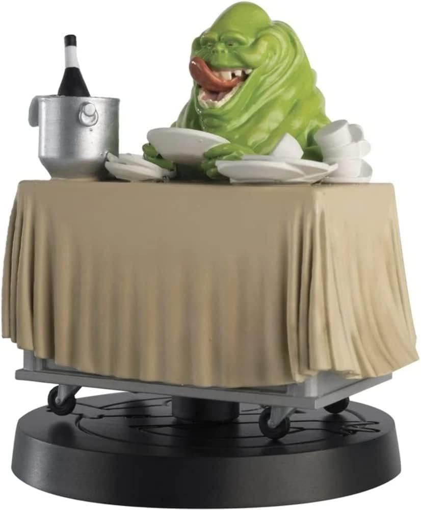 Ghostbusters - Eaglemoss Hero Collector 11cm 1:16 Scale Resin Slimer Dining at Food Trolley Figurine