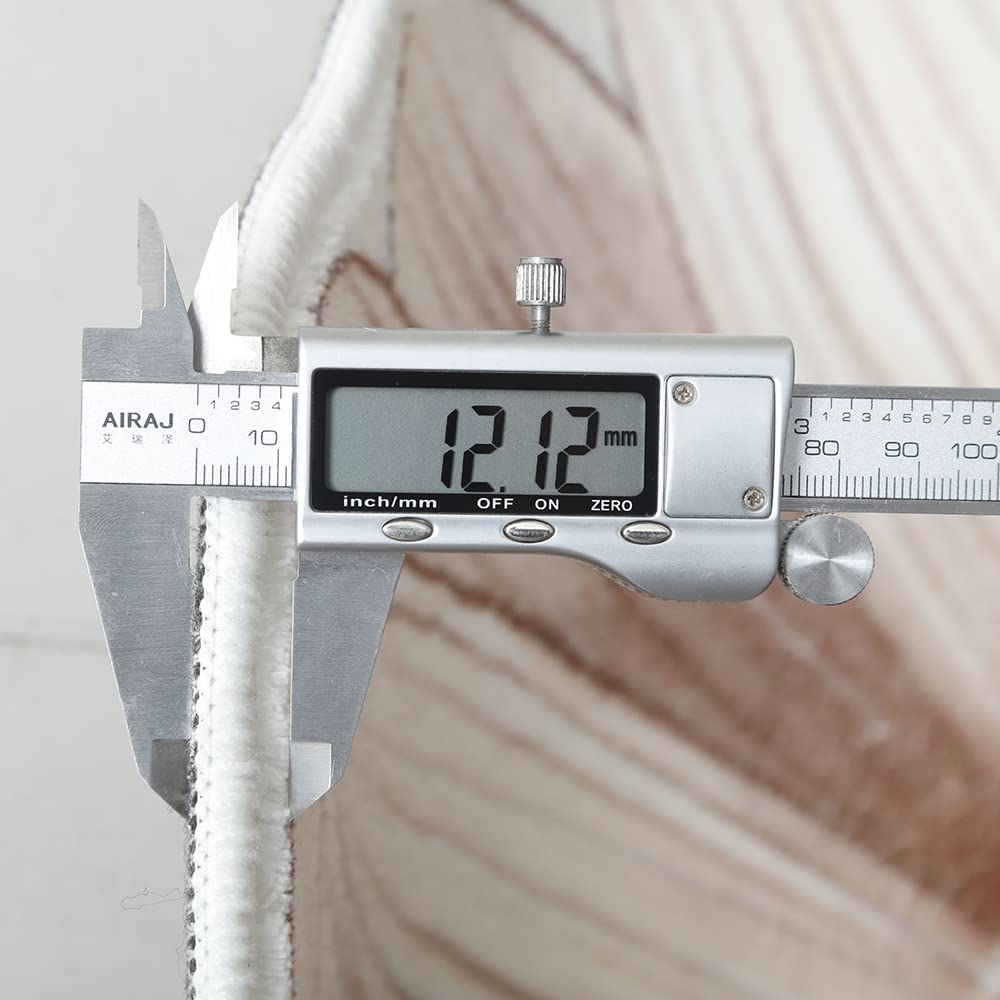 Morbuy Tappeto Soggiorno Soffice Morbido Tappeto a Forma di Fiore Antiscivolo Lavabile Tappeti Rotondo Moderni Interno Decorativo per Sedia Girevole Salotto Camera da Letto (120cm,Camelia)