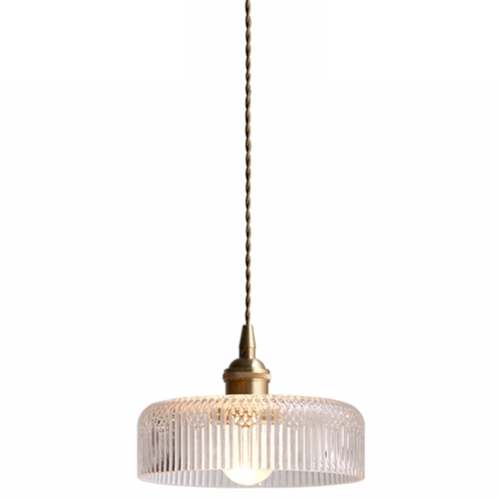 Lustre en cuivre compact pour éclairer les petits plafonds - 8
