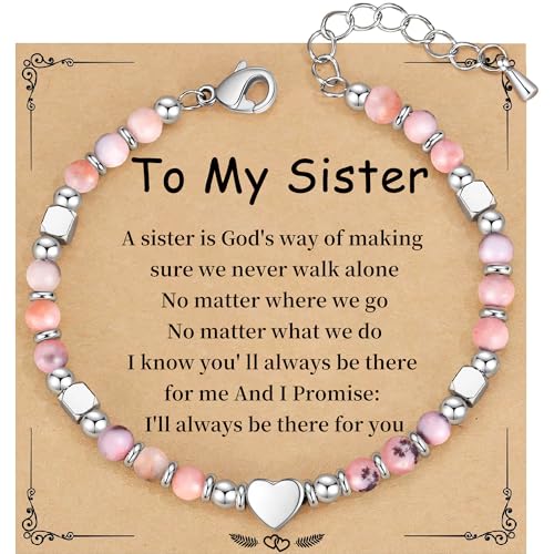 Image of Best Friend Bracelet Gifts for Women Sister Bestie, Christmas Gift for Teens Mom Daughter Granddaughter Birthday Gift for Her Stocking Stuffers