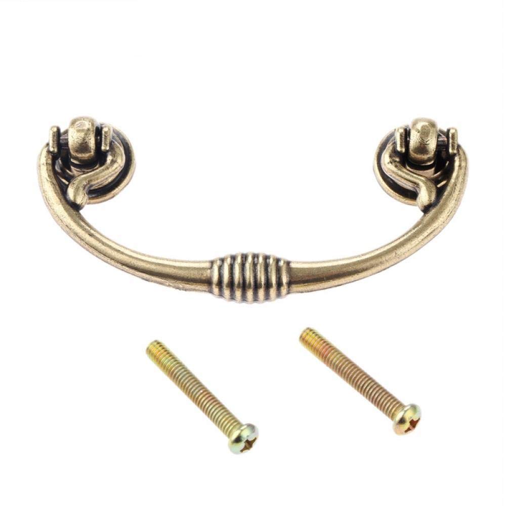 STNYANXD Antique Cabinet Drawer Handles 2Pcs, 96mm Cupboard Pulls for Kitchen Furniture Hardware(96mm)