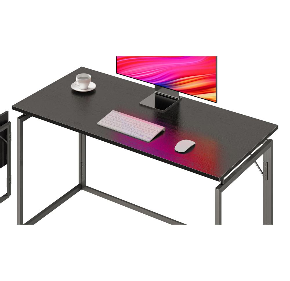 Amazon.com: alawooder Folding Desk - 39.4” Wood Top Foldable Desk