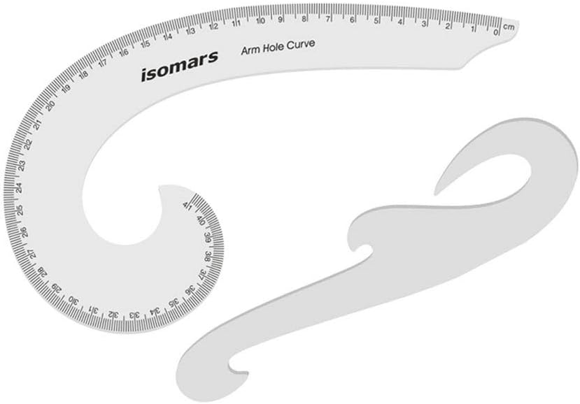 Isomars Armhole Curve Marking & Single Curve Combo Set (Clear)