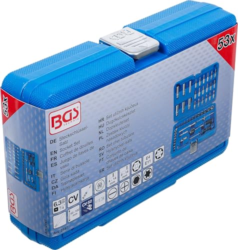 Juego De Llaves De Vaso | Entrada 6,3 Mm (1/4") | 53 Piezas - 6