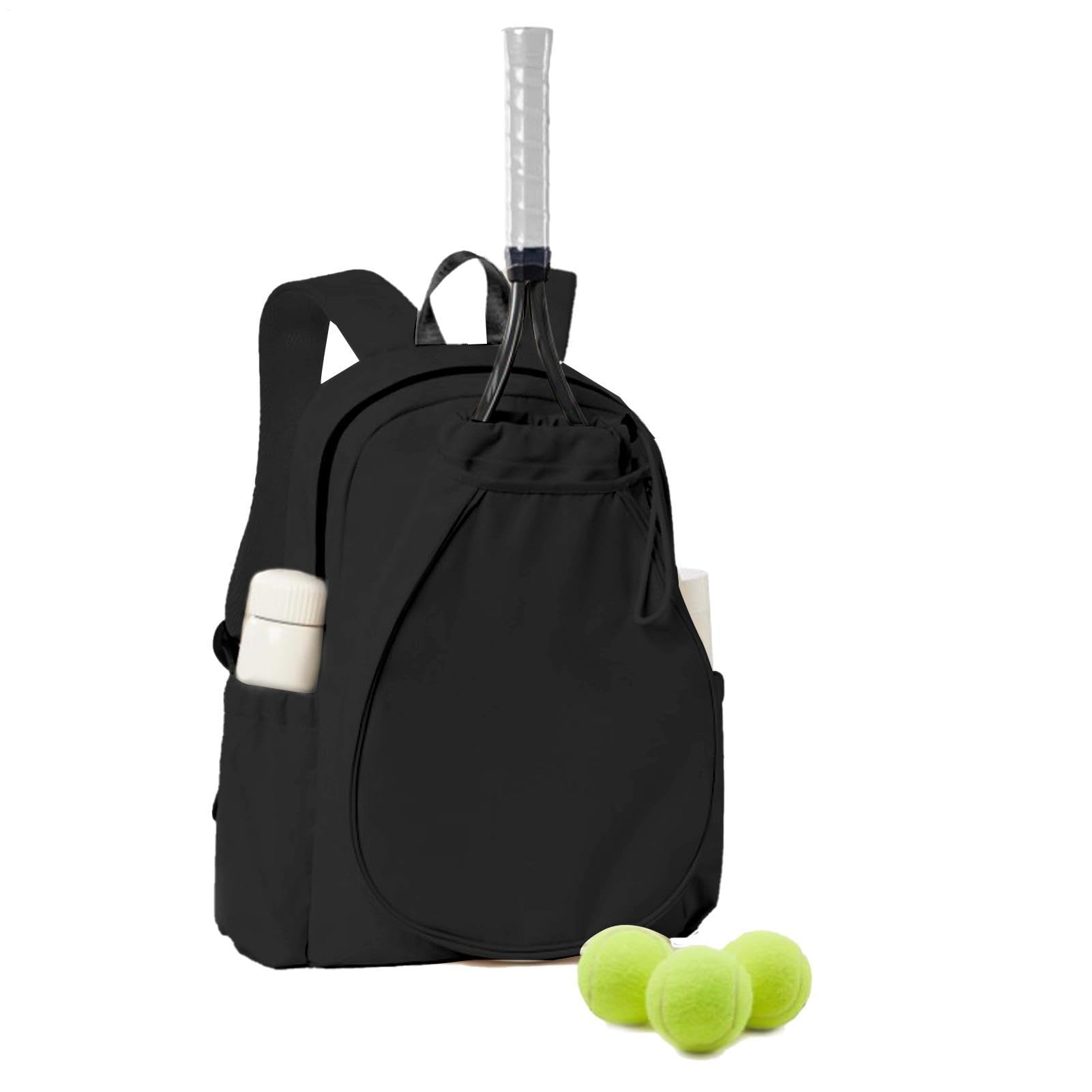 Plecak Pickleball – wyściełana podwójna rakieta, wentylowana sekcja obuwia z odporną na wilgoć kieszenią wewnętrzną, oddychający spód z siatki, solidne zamki błyskawiczne, idealny do gier klubowych